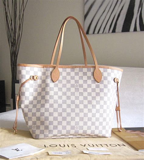 brown and white louis vuitton bag